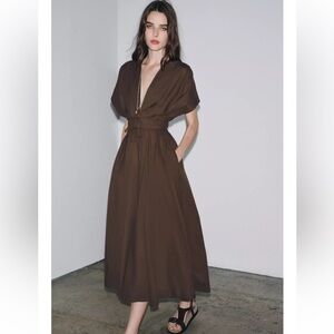 ZW collection pleated midi dress
